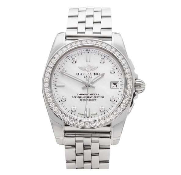 Relojes réplica Breitling Galactic A7433053 de acero inoxidable