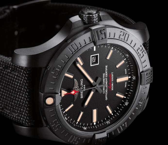 Relojes Breitling Chronomat Black Bird V1731010 de titanio réplica